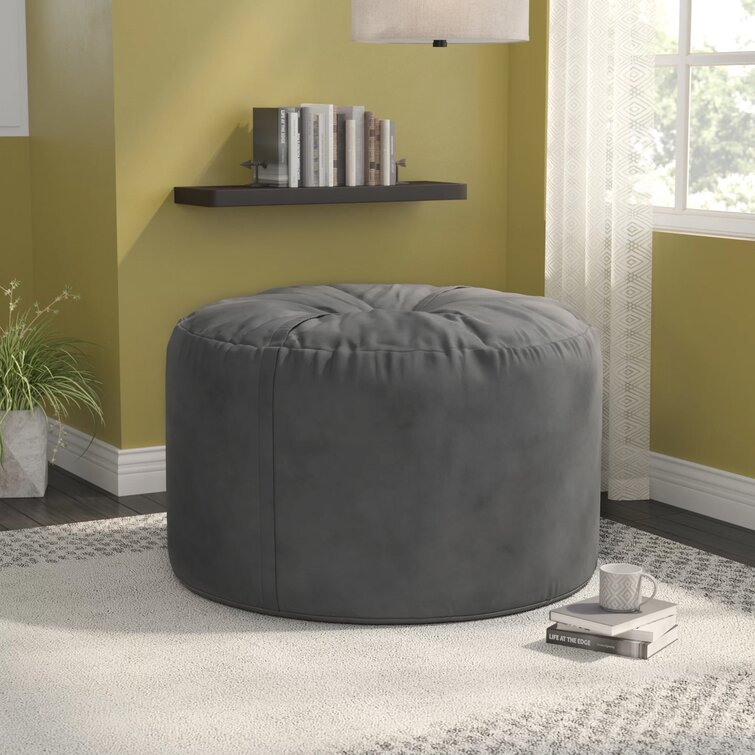 Round bean bag discount ottoman